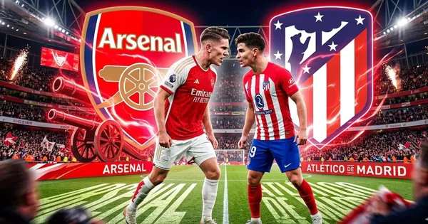 Arsenal se mide ante Atleti.