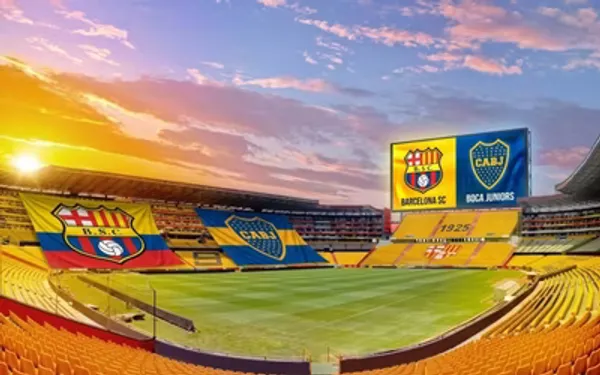 Boca visita a Barcelona.