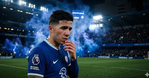 Enzo Fernández desata más polémicas en Inglaterra.