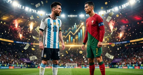 Fortunas de Messi y CR7.