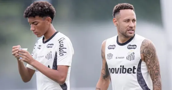 Robinho contra Ney.