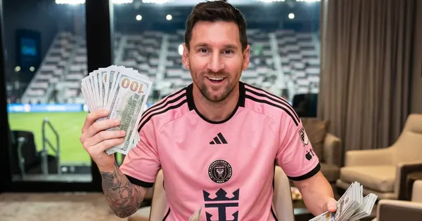 Salario de Messi.