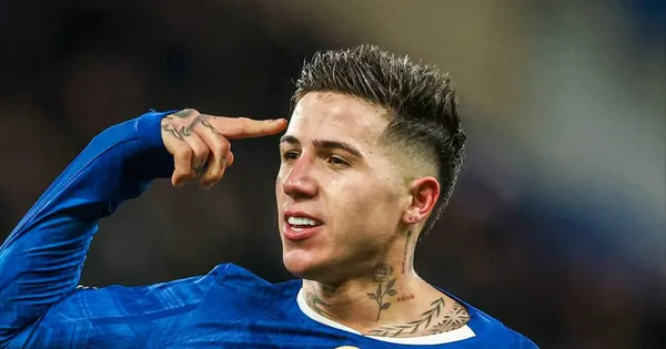 Gran gol de Enzo Fernández en Chelsea.