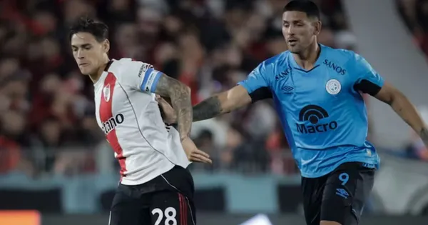 River y Belgrano juegan en el Kempes.