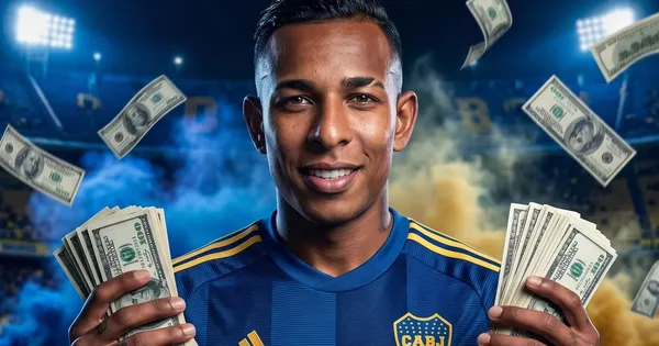Villa suena en Boca.