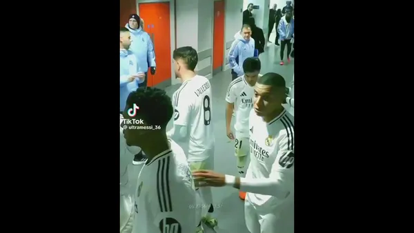 Mal momento en Real Madrid.
