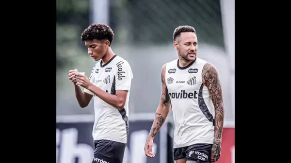 Robinho contra Ney.