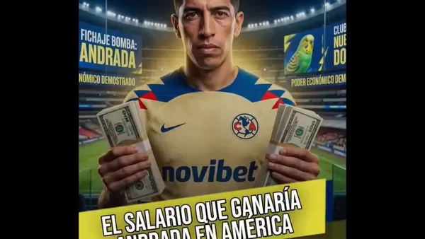 Andrada suena en América.
