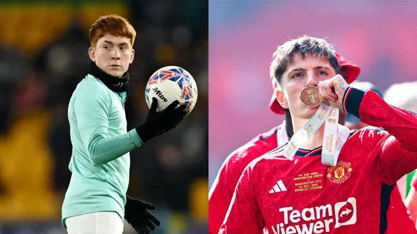 Alejandro Garnacho y Valentín Barco