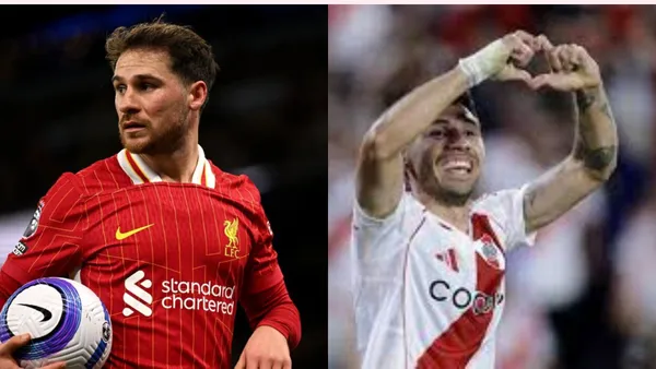 Alexis Mac Allisiter y Gonzalo Montiel.