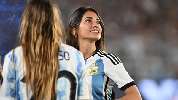 Anto enterneció las redes sociales (Foto Baires).