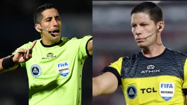 Árbitros argentinos.