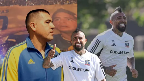 Arturo Vidal sobre Juan Román Riquelme.