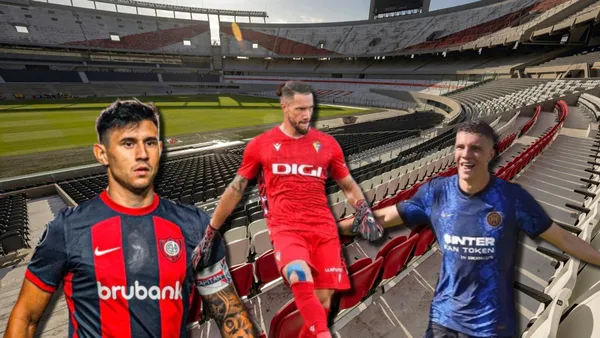 Bareiro, Ledesma y Carboni en el Monumental (edición).