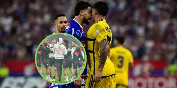 Boca contra Fortaleza junto a la risa de los jugadores de River.