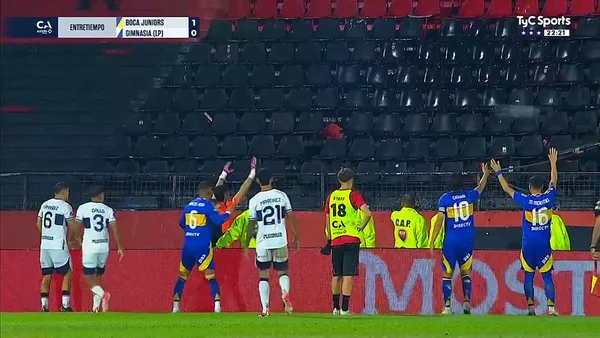 Boca vs Gimnasia. Foto: TyC Sports