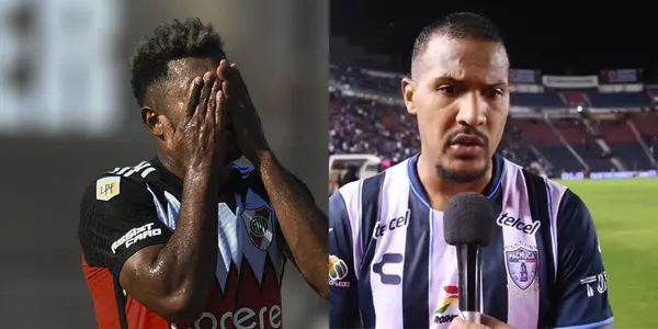 Borja junto a Rondón.