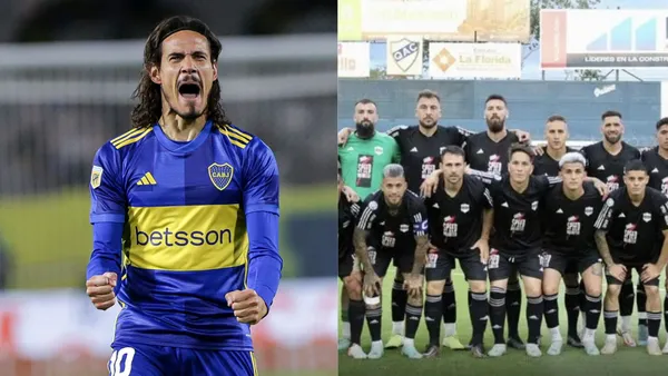 Cavani y Deportivo Riestra.