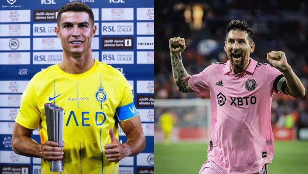Cristiano Ronaldo en Al Nassr y Messi en Inter Miami