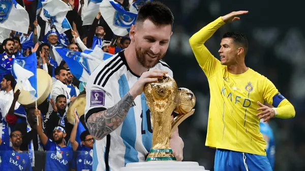Cristiano Ronaldo se enojó con la hinchada de Al-Hilal