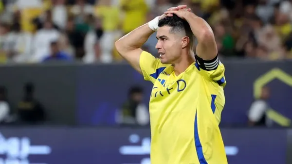 Cristiano y un trago amargo en Arabia Saudita.