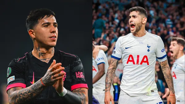 Cuti Romero y Enzo Fernández