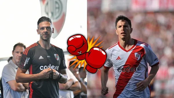 Demichelis vs NAcho Fernández.