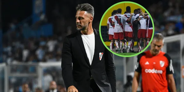 Demichelis y jugadores de River.