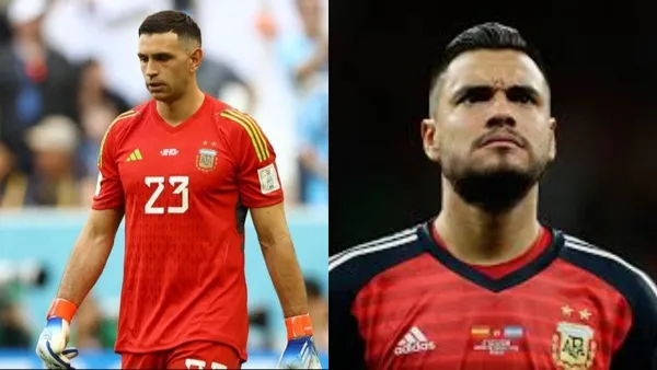 Dibu Martínez y Chiquito Romero.