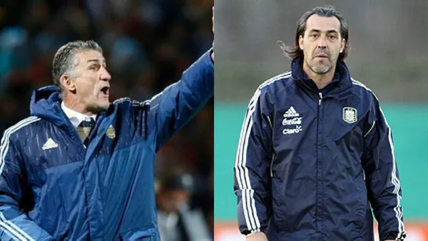 Edgardo Bauza y Sergio Batista.