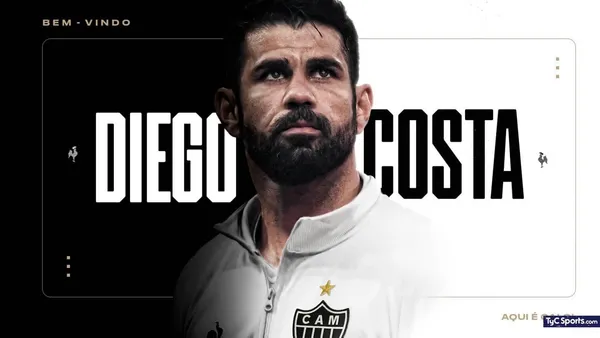El Atlético Mineiro trajo un refuerzo de lujo para el Brasilerao y para la Copa Libertadores, se trata de Diego Costa, el delantero llega proveniente del Atlético Madrid y no podrá estar en la llave ante River por no estar inscripto en la serie de cuartos de final ¿Hasta cuándo firmó contrato? Enterate de todas las novedades acá.