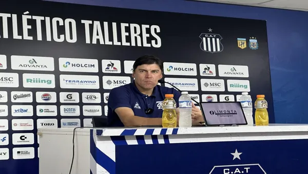 El Cacique Medina en conferencia de prensa (El Grafico)