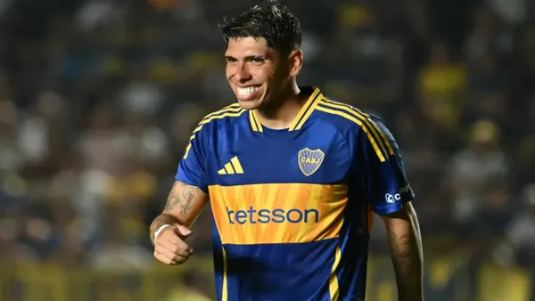 El chileno fue fundamental en la victoria 2 a 1 frente al Globo en La Bombonera