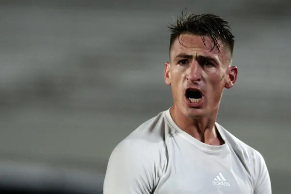 El delantero de River Plate anotó un gol en la victoria ante Vélez.