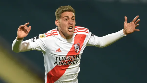 El delantero de River Plate ilusiona a los hinchas con su gran capacidad goleadora.