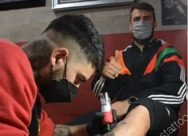 El delantero inmortalizó en su piel la Copa Libertadores 2018, que el Millonario ganó ante Boca Juniors.