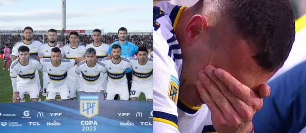 El delantero xeneize sufrió una nueva lesión que desató el llanto en pleno partido contra Sarmiento.