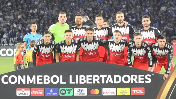 El equipo titular que paró Gallardo en River ante Talleres. (Foto: Fotobaires)