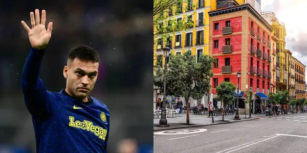 El ex Racing pasará el Año Nuevo en la capital española y su esposa logró que pueda pasar desapercibido.