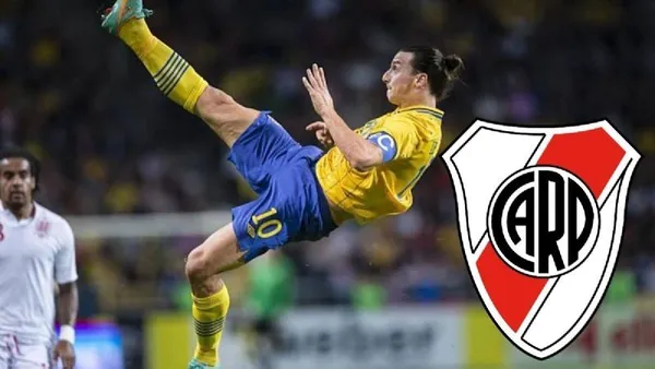 El jugador de River Plate que es comparado con Zlatan Ibrahimovic