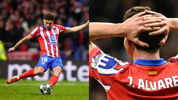 El penal de Julián Álvarez.