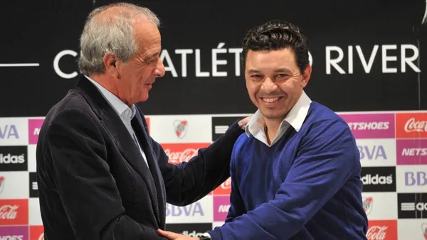 El presidente de River dio algunas precisiones sobre el futuro del Muñeco.