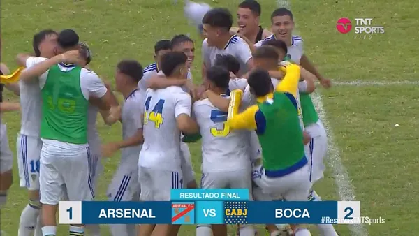 El Xeneize se coronó campeón del torneo al vencer 2 a 1 de forma agónica a Arsenal.