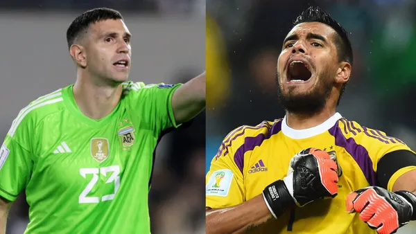 Emiliano Martínez y Sergio Romero.