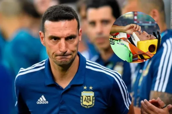 En un día que le trajo dolores de cabeza con las lesiones de Paulo Dybala y Giovanni Lo Celso, otro seleccionado se lesionó y lo preocupa.