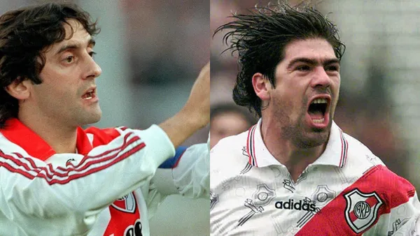 Enzo Francescoli y Marcelo Salas.