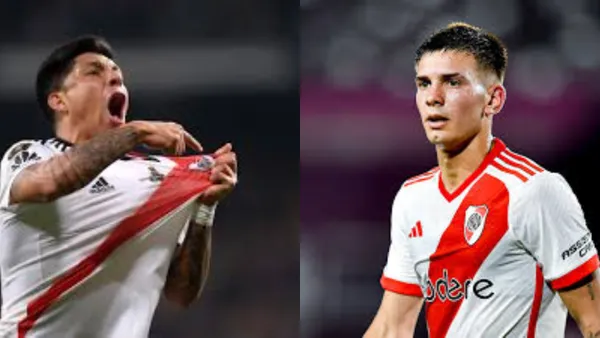 Enzo Pérez y Agustín Ruberto.