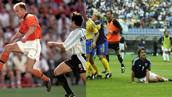 Errores defensivos de Argentina.