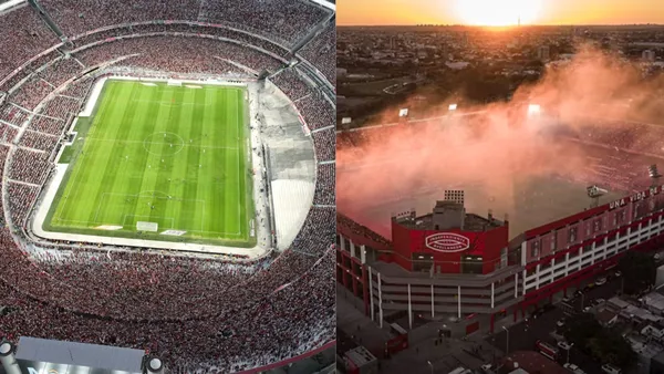 Estadios llenos en Argentina.