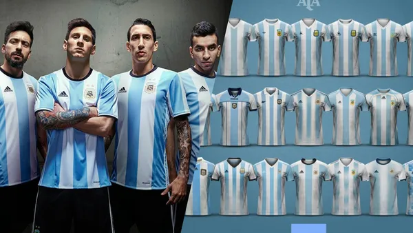 Evolución albiceleste: La historia visual de la camiseta Argentina /